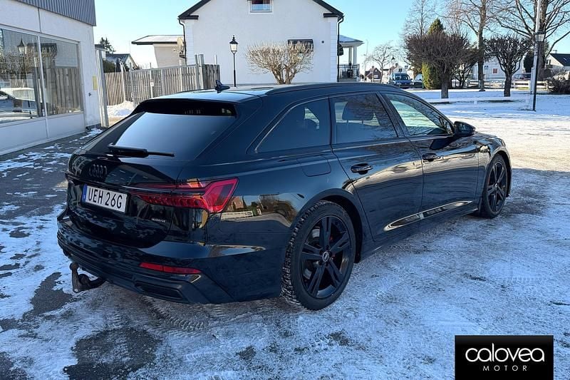 Begagnad Audi A6 S-Line 371 HK (272 kW) 2023 Svart Kombi