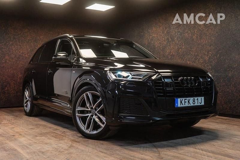 Begagnad Audi Q7 S-Line 286 HK (210 kW) 2019 Svart SUV