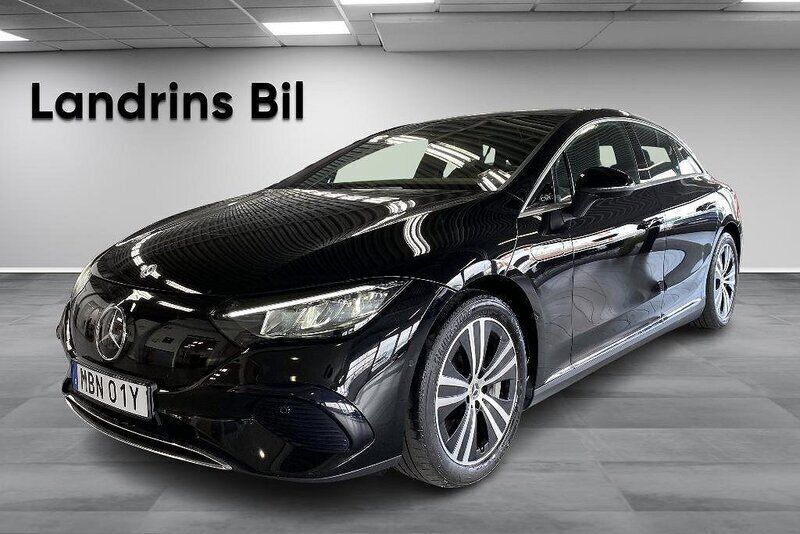 Svart Begagnad 2022 Mercedes EQE350 Advanced Plus Sedan | 469 900 kr (Superpris) - Bild 1/4