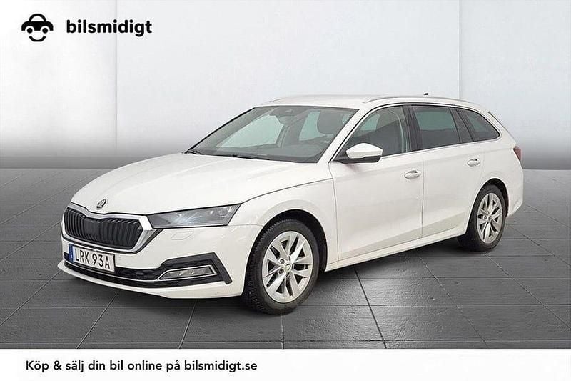 Vit Begagnad 2022 Skoda Octavia Style Kombi | 288 900 kr (Dyr) - Bild 1/3
