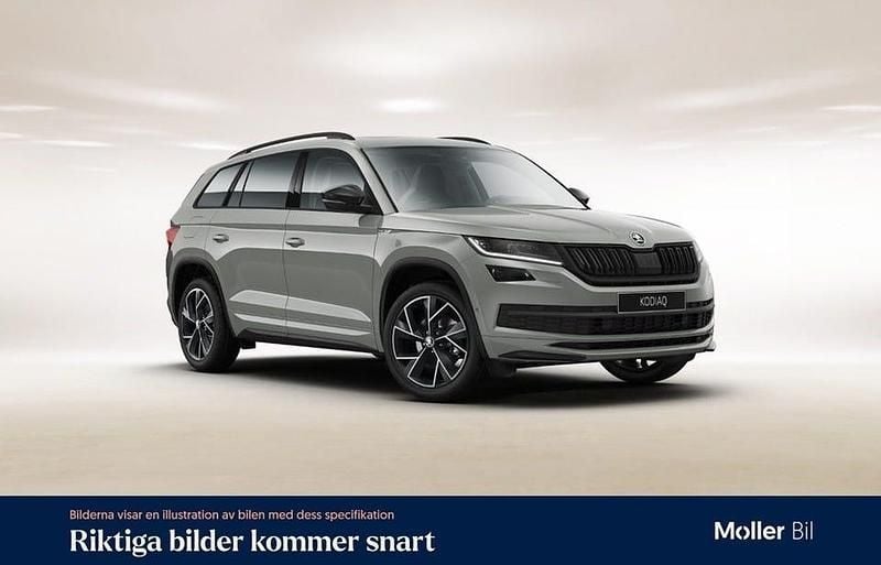 Steel grey Begagnad 2020 Skoda Kodiaq SportLine SUV | 339 000 kr (Marknadspris) - Bild 1/4
