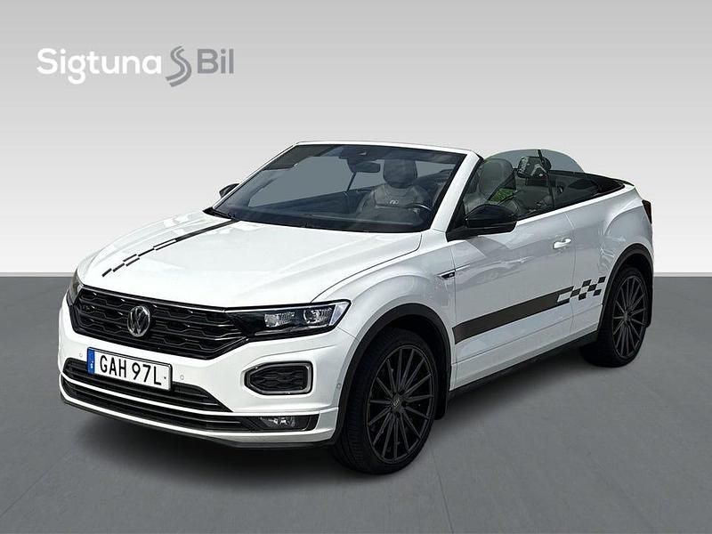 Vit Begagnad 2020 VW T-Roc Cabriolet R-line Cab | 279 900 kr - Bild 1/3