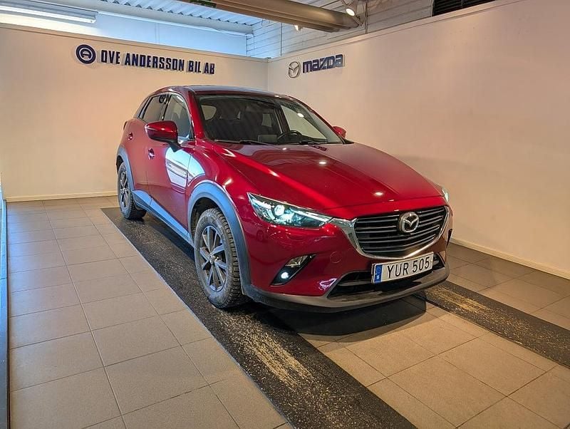 Begagnad Mazda CX-3 Vision 121 HK (88 kW) 2018 Röd SUV