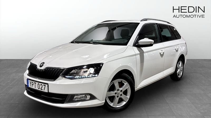 Vit Begagnad 2017 Skoda Fabia Style Kombi | 134 900 kr (Marknadspris) - Bild 1/4