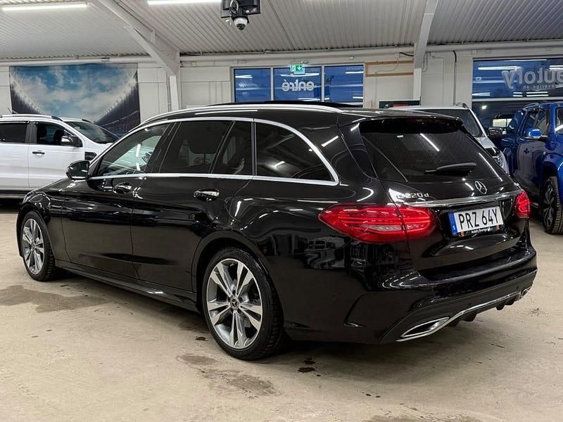 Begagnad Mercedes C220 AMG 194 HK (142 kW) 2019 Svart Kombi