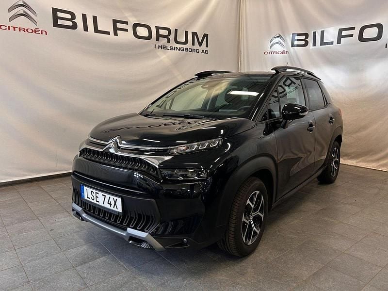 Svart Begagnad 2024 Citroën C3 Aircross PureTech SUV | 219 900 kr (Marknadspris) - Bild 1/4
