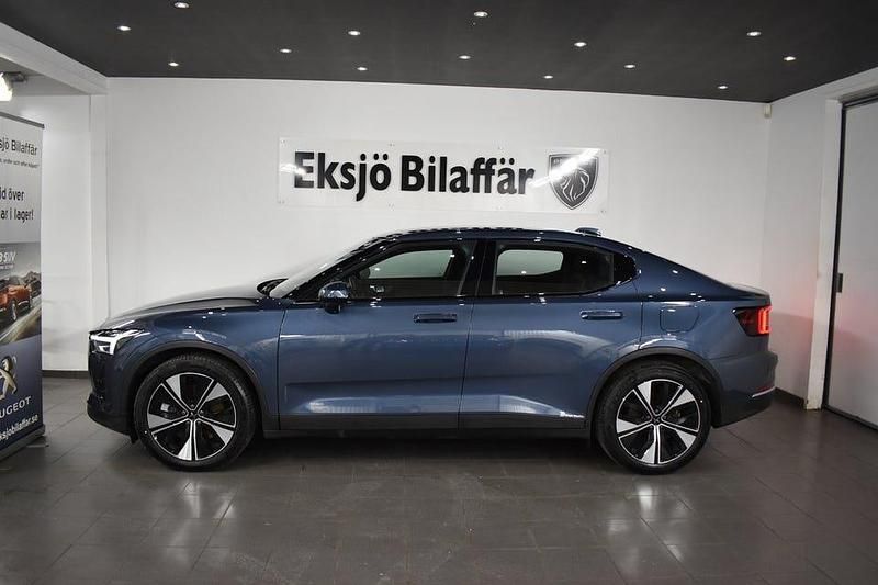 Begagnad Polestar 2 Long Range Single Motor 219 kW (299 HK) 2023 Blå metallic Halvkombi