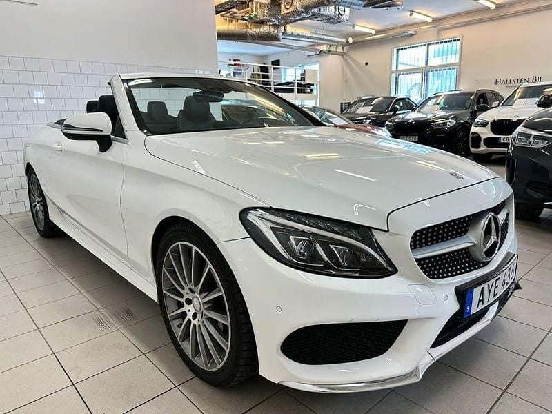 Begagnad Mercedes C200 AMG 184 HK (135 kW) 2016 Vit Cab