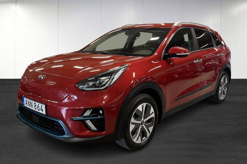 Rödmetallic Begagnad 2018 Kia e-Niro SUV | 289 000 kr (Dyr) - Bild 1/4