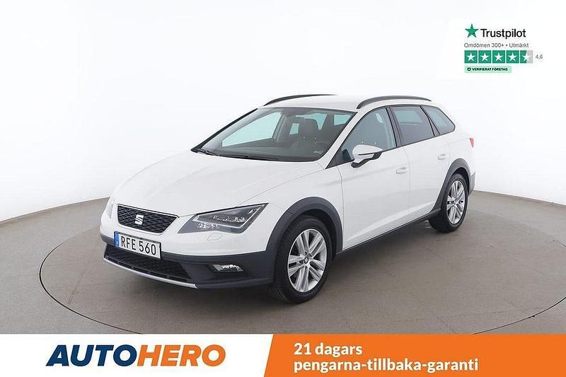Vit Begagnad 2016 Seat Leon X-Perience Kombi | 130 000 kr (Marknadspris) - Bild 1/4