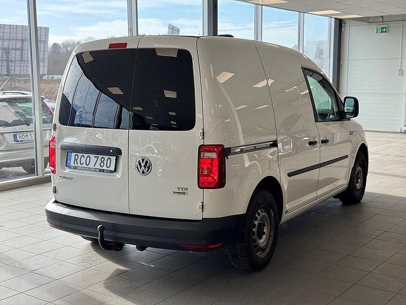 Begagnad VW Caddy 75 HK (55 kW) 2016 Vit Minibuss