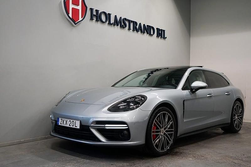 Begagnad Porsche Panamera Turbo Sport Turismo 2019 Silver Sedan