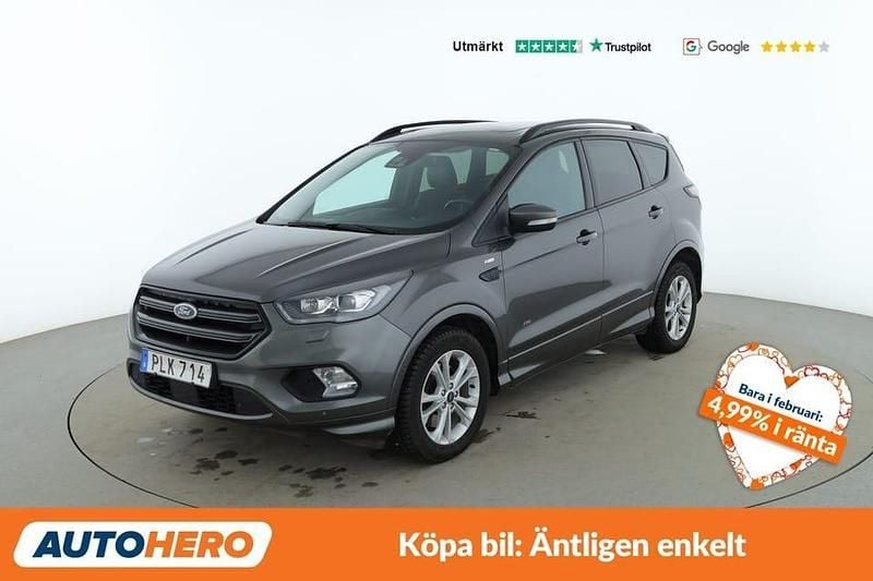 Grå Begagnad 2017 Ford Kuga ST-Line SUV | 177 000 kr (Lite dyr) - Bild 1/4