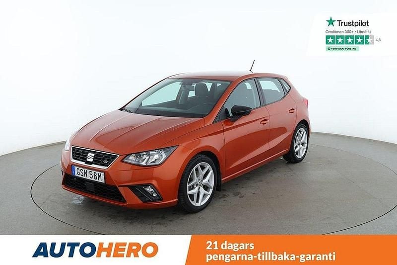 Orange Begagnad 2019 Seat Ibiza FR Halvkombi | 132 000 kr (Dyr) - Bild 1/4