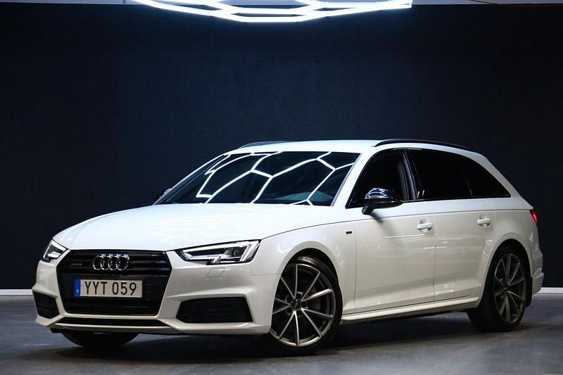 Vit Begagnad 2018 Audi A4 S-Line Kombi | 239 900 kr (Marknadspris) - Bild 1/4
