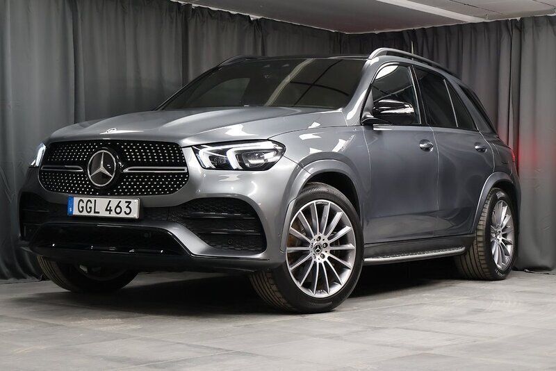 Grå Begagnad 2020 Mercedes GLE350e AMG SUV | 639 000 kr (Lite dyr) - Bild 1/4