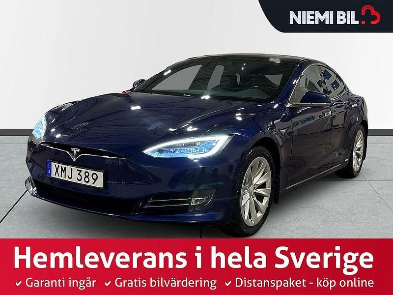 Blå Begagnad 2018 Tesla Model S Halvkombi | 239 900 kr (Bra pris) - Bild 1/3