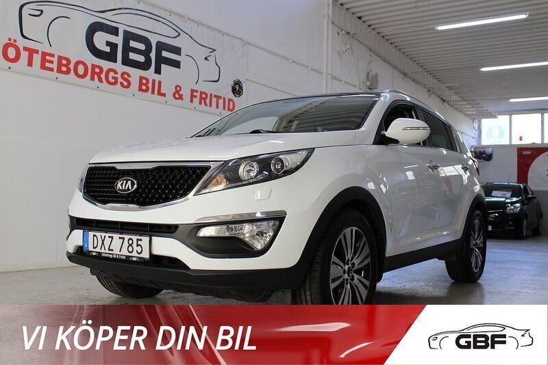 Vit Begagnad 2014 Kia Sportage 2 SUV | 109 900 kr (Marknadspris) - Bild 1/3