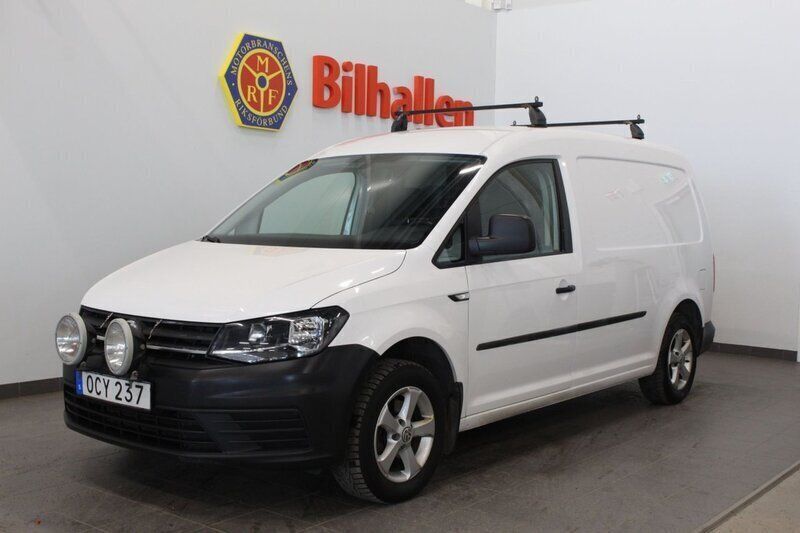 Vit Begagnad 2016 VW Caddy Maxi Minibuss | 109 900 kr (Lite dyr) - Bild 1/4