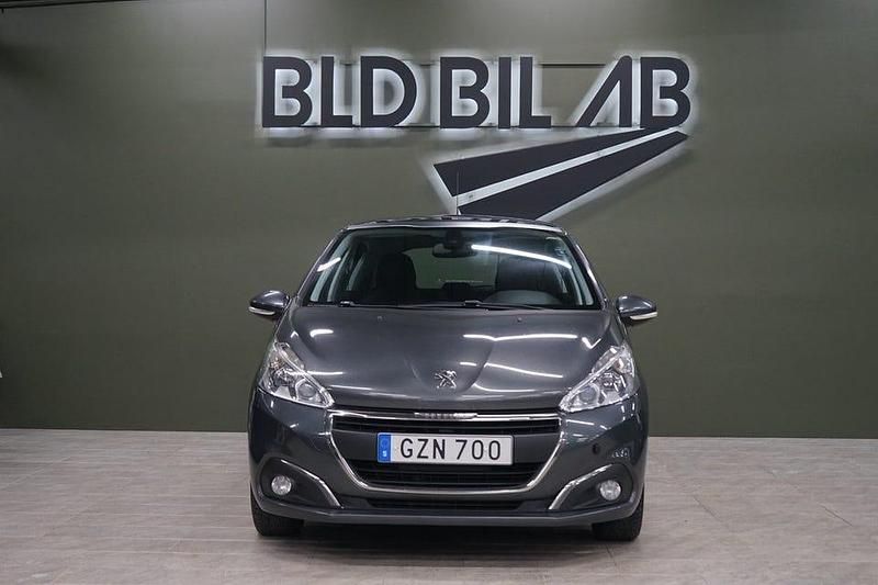 Begagnad Peugeot 208 82 HK (60 kW) 2015 Mörkgrå Halvkombi