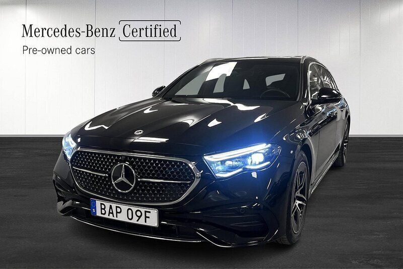 Svart Begagnad 2024 Mercedes E300 Premium Kombi | 669 000 kr (Bra pris) - Bild 1/4