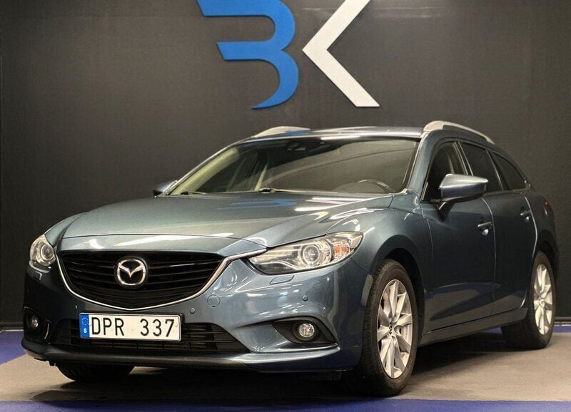 Blå Begagnad 2012 Mazda 6 Kombi | 129 900 kr (Dyr) - Bild 1/4