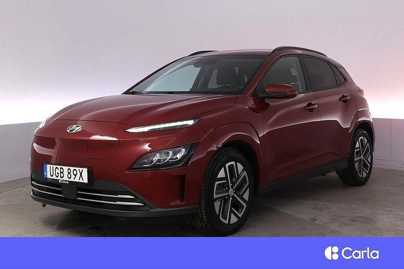 Röd Begagnad 2022 Hyundai Kona Essential SUV | 209 900 kr (Lite dyr) - Bild 1/4