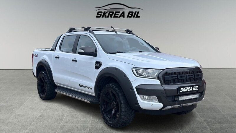 Vit Begagnad 2018 Ford Ranger Wildtrack Pickup | 279 900 kr (Bra pris) - Bild 1/4