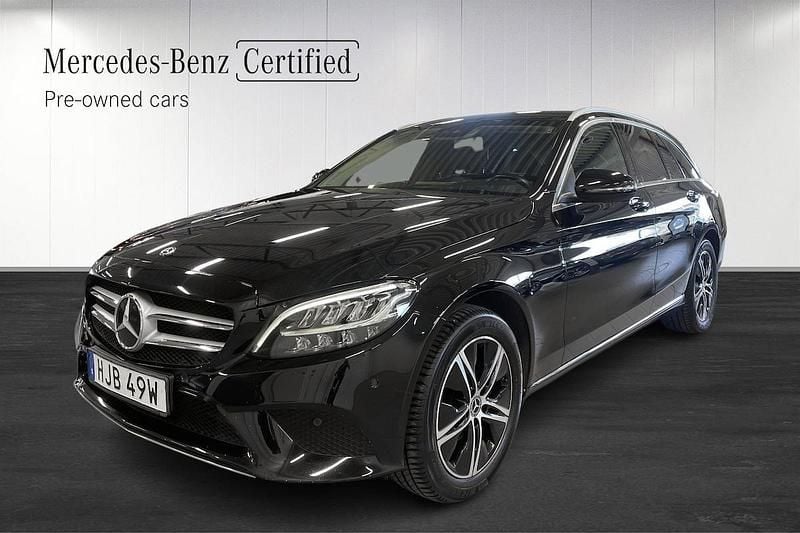 Svart Begagnad 2019 Mercedes C220 Kombi | 239 900 kr (Bra pris) - Bild 1/4