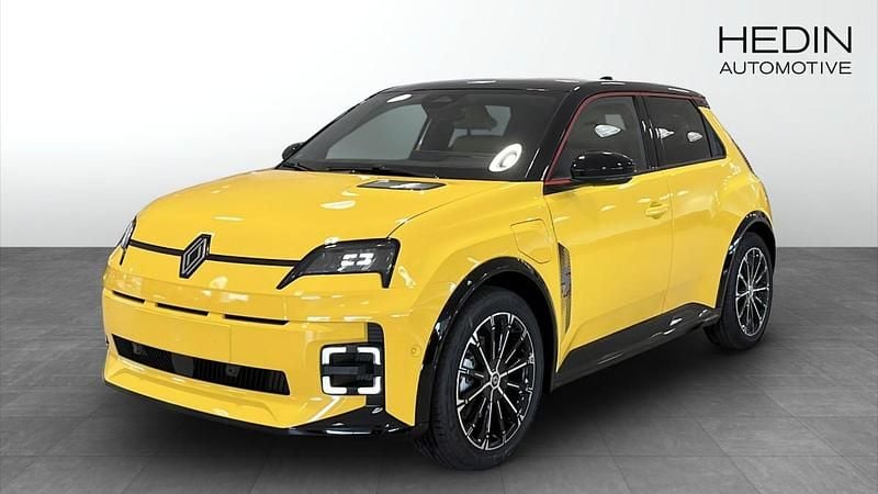 Gul (yellow) Ny 2025 Renault R5 Iconic Halvkombi | 437 600 kr - Bild 1/4