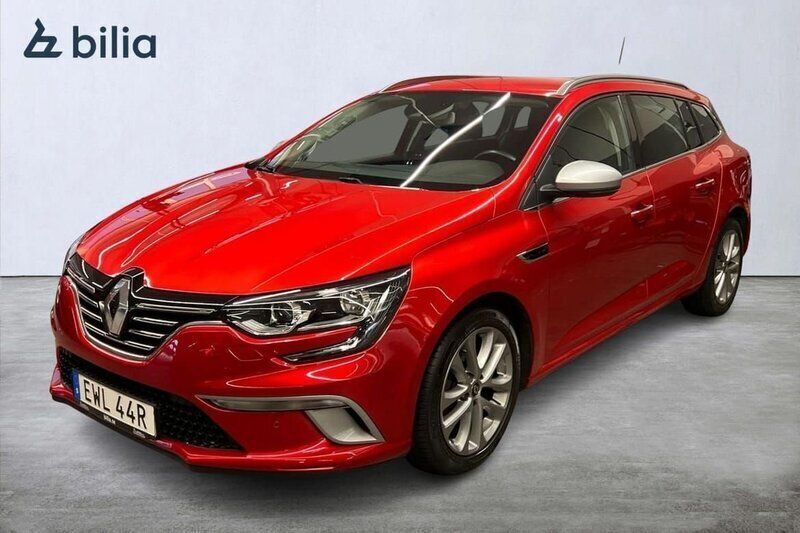 Röd Begagnad 2019 Renault Mégane GT Line GT-Line Kombi | 169 000 kr (Marknadspris) - Bild 1/3