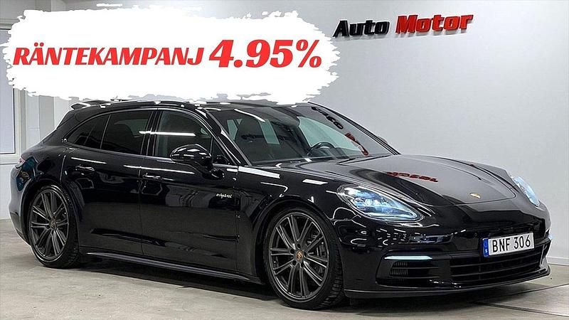 Svart Begagnad 2018 Porsche Panamera 4 Sport Turismo Sedan | 669 000 kr (Lite dyr) - Bild 1/3