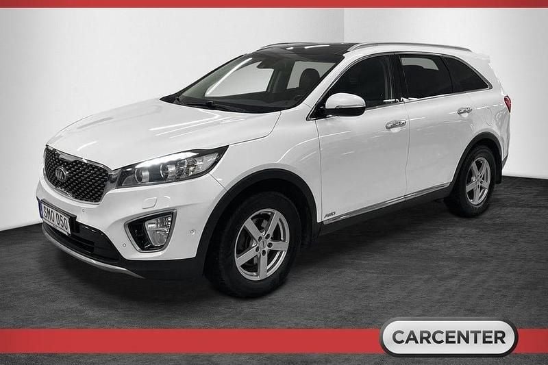 Vit Begagnad 2016 Kia Sorento SUV | 129 500 kr (Marknadspris) - Bild 1/4