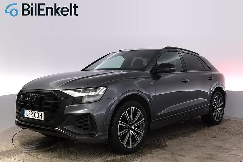 Begagnad Audi Q8 S-Line 344 HK (253 kW) 2022 Grå SUV