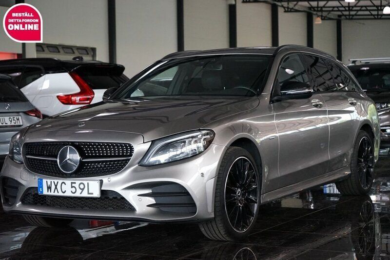 Silver Begagnad 2021 Mercedes C220 AMG Kombi | 259 500 kr (Superpris) - Bild 1/4