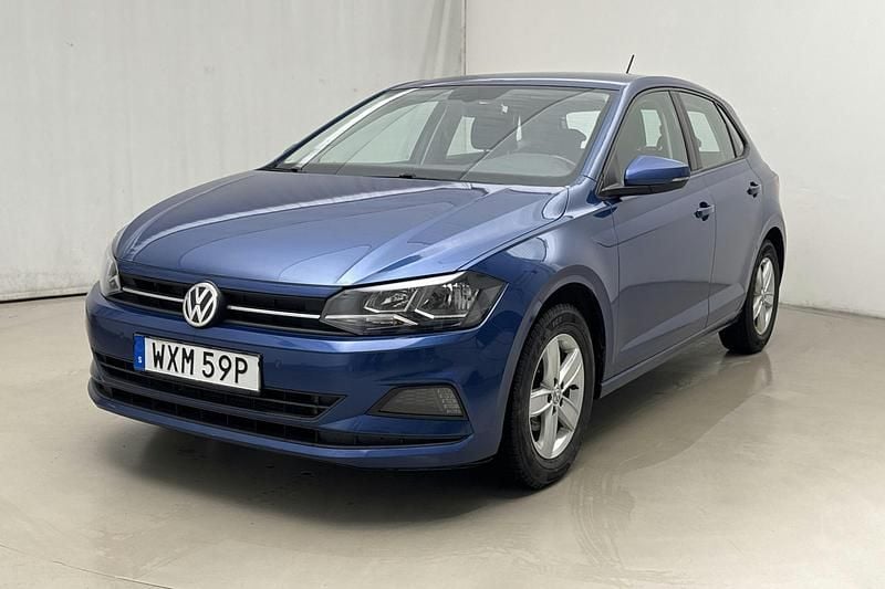 Blå Begagnad 2020 VW Polo | 119 000 kr (Marknadspris) - Bild 1/4