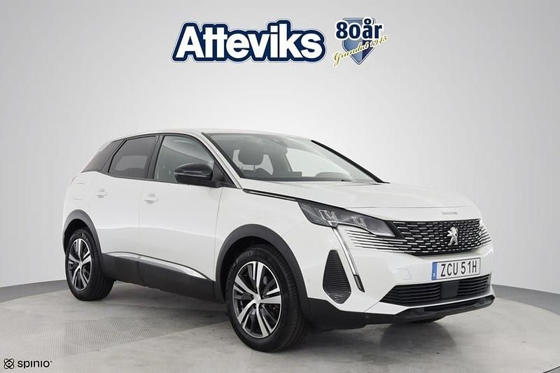 Vit Begagnad 2022 Peugeot 3008 SUV | 289 900 kr (Marknadspris) - Bild 1/4