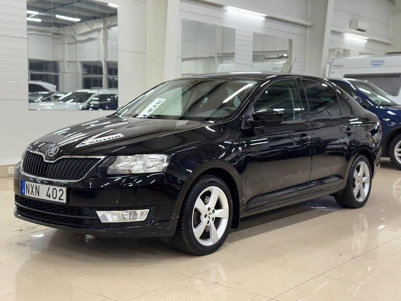 Svart Begagnad 2013 Skoda Rapid Sedan | 85 900 kr (Bra pris) - Bild 1/4