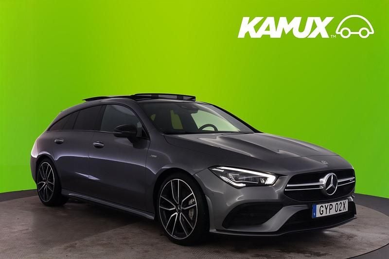 Begagnad Mercedes CLA35 AMG Shooting Brake AMG 2021 Grå Kombi