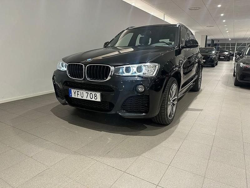 Svart Begagnad 2016 BMW X3 M Sport SUV | 219 500 kr (Marknadspris) - Bild 1/4
