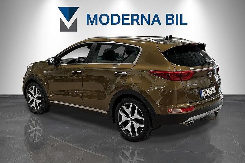Begagnad Kia Sportage GT-Line 185 HK (136 kW) 2016 Grön SUV