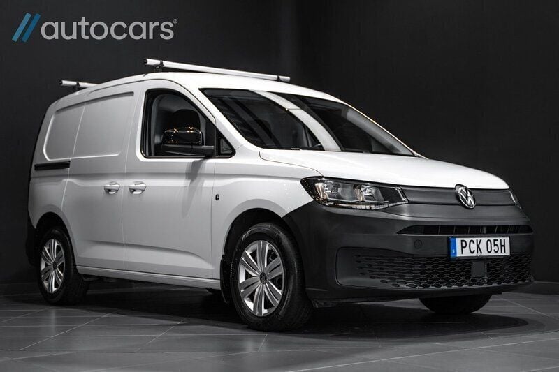 Vit Begagnad 2022 VW Caddy Minibuss | 348 750 kr (Lite dyr) - Bild 1/4