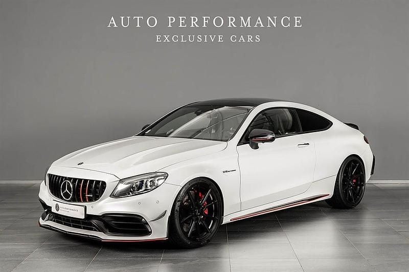 Begagnad Mercedes C63S AMG 640 HK (470 kW) 2020 Vit Sportkupé