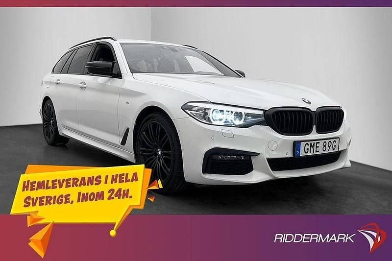 Vit Begagnad 2020 BMW 520 M Sport Kombi | 299 900 kr (Bra pris) - Bild 1/3