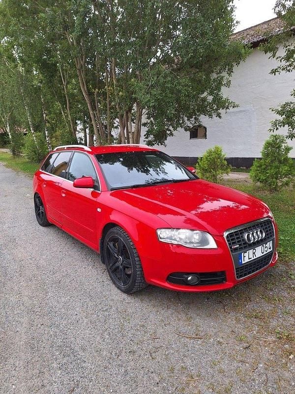 Röd Begagnad 2007 Audi A4 Comfort Kombi | 40 000 kr (Marknadspris) - Bild 1/4