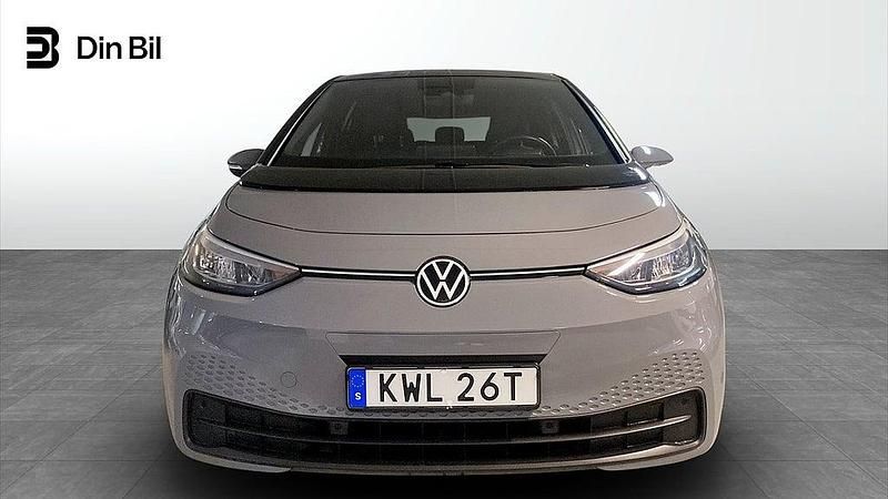 Begagnad VW ID.3 Pro 150 kW (204 HK) 2023 Moonstone grey black Halvkombi