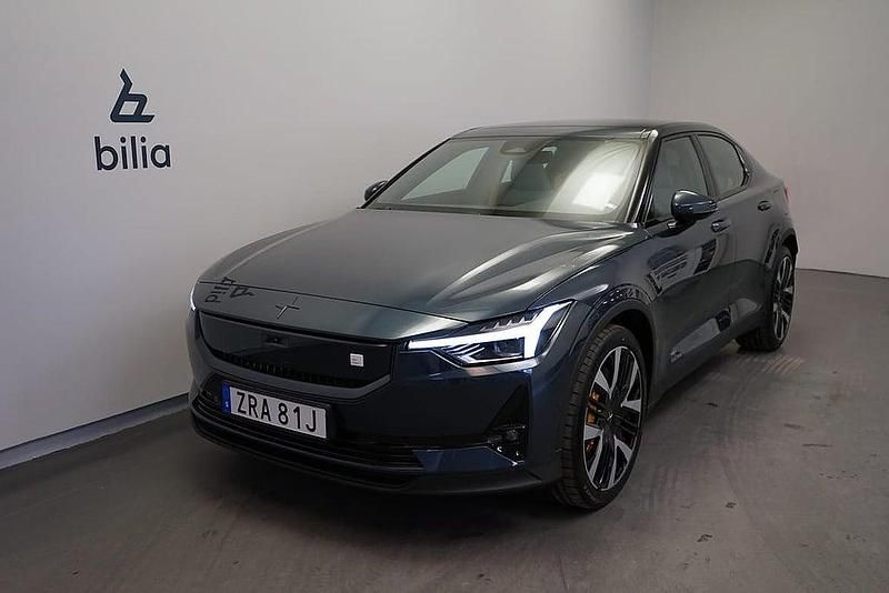 Mörkblå Begagnad 2024 Polestar 2 Performance Halvkombi | 619 900 kr - Bild 1/3