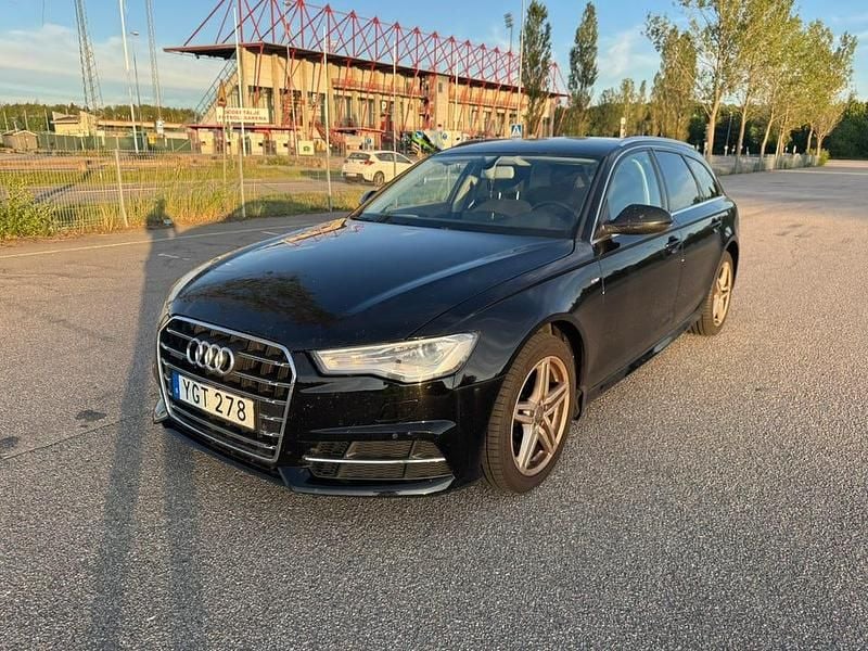 Brilliantsvart Begagnad 2017 Audi A6 S-Line Kombi | 169 900 kr (Bra pris) - Bild 1/4