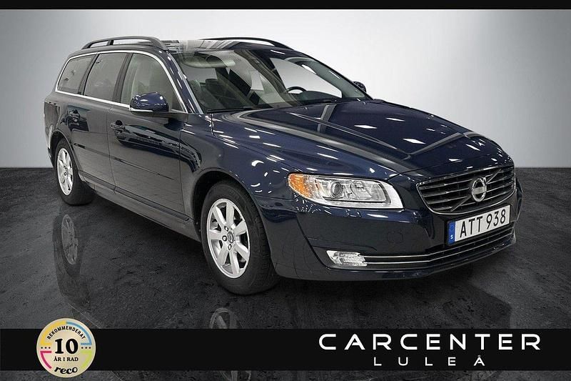 Blå Begagnad 2014 Volvo V70 Momentum Kombi | 154 900 kr (Lite dyr) - Bild 1/4