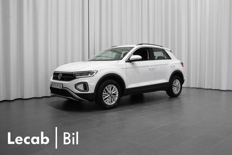 Vit (pure white) Begagnad 2022 VW T-Roc SUV | 209 500 kr (Marknadspris) - Bild 1/4